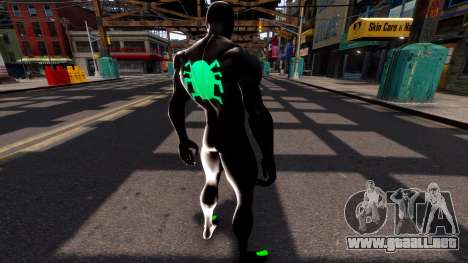 MVC3 Spiderman Black Green para GTA 4