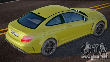 Mercedes-Benz C63 Coupe w204 para GTA San Andreas