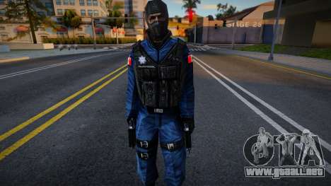 Un nuevo policía con pasamontañas para GTA San Andreas