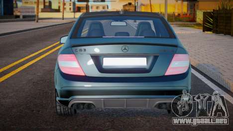 Mercedes-Benz C63 W204 Sedan para GTA San Andreas