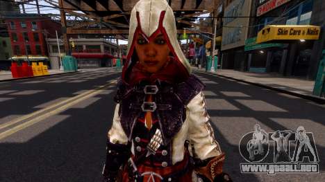 Aveline Assassin with Hood PED 2 para GTA 4