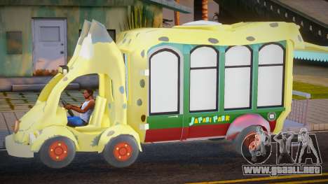 Japary Bus [Kemono Friends] para GTA San Andreas