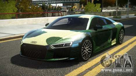 Audi R8 V10 Plus Racing S1 para GTA 4