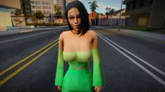 Girl Green Costume para GTA San Andreas