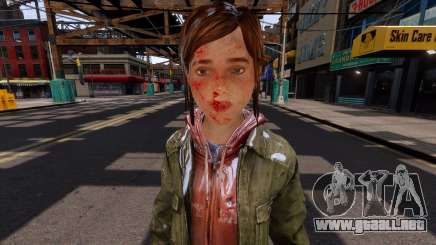 Ellie Wintercoat TLOU blood para GTA 4
