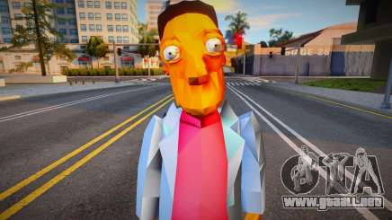 Carl Carlson de los Simpson para GTA San Andreas