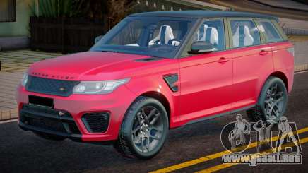 Range Rover Sport SVR Luxury para GTA San Andreas