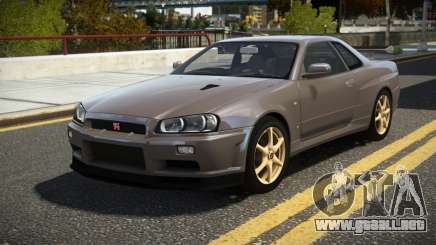 Nissan Skyline R34 UnE V-Spec para GTA 4