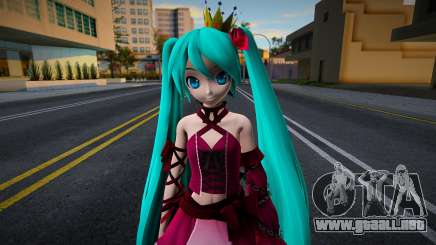 PDFT Hatsune Miku Vintage Dress para GTA San Andreas