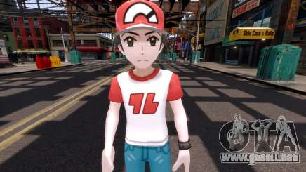 Entrenador Pokémon Rojo (Sol Luna) para GTA 4