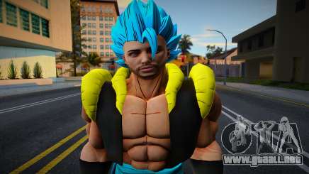 Gogeta realista fusión jugador de GTA 5 para GTA San Andreas