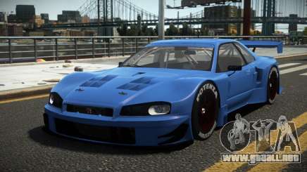 Nissan Skyline R34 Racing Tune para GTA 4