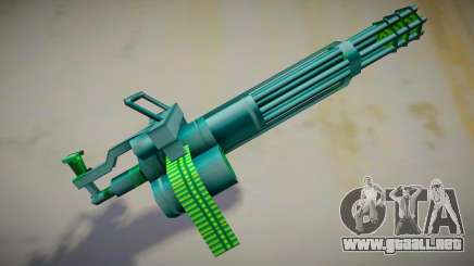 Green Goo minigun para GTA San Andreas