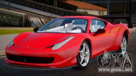 Ferrari 458 Italia Models para GTA San Andreas