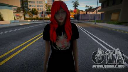 Red Hair Girl para GTA San Andreas