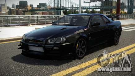 Nissan Skyline R34 LT-M para GTA 4