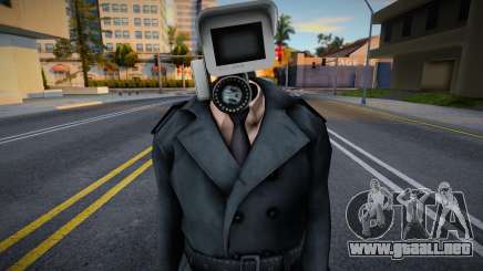 Skin De Cameraman De Skibidi Toilet para GTA San Andreas