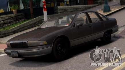 Chevrolet Caprice LTZ 91 [1.1] v1 para GTA 4