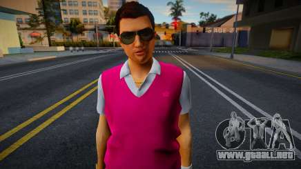 Tommy Vercetti HD Default Golfer Outfit DLC The para GTA San Andreas