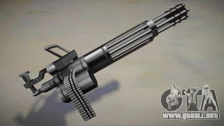 Black platinum minigun para GTA San Andreas