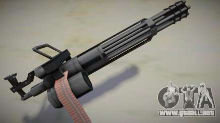 Totally black minigun v1 para GTA San Andreas
