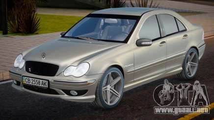 Mercedes-Benz C32 UKR PLATE para GTA San Andreas