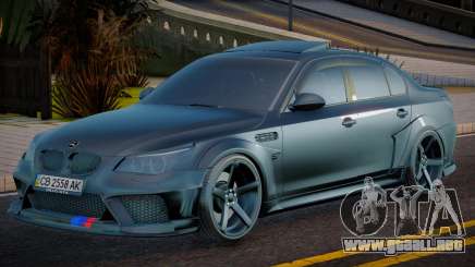 BMW M5 E60 INKS UKR Plate para GTA San Andreas