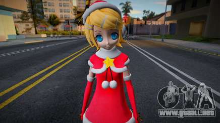 PDFT Kagamine Rin Christmas para GTA San Andreas