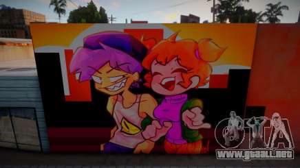 Mural D-Sides Boyfriend And D-Sides Girlfriend para GTA San Andreas