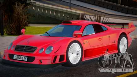 Mercedes-Benz CLK GTR UKR Plate para GTA San Andreas