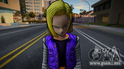 Android 18 from DBZ Shin Budokai para GTA San Andreas