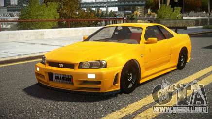 Nissan Skyline R34 GT Nismo para GTA 4