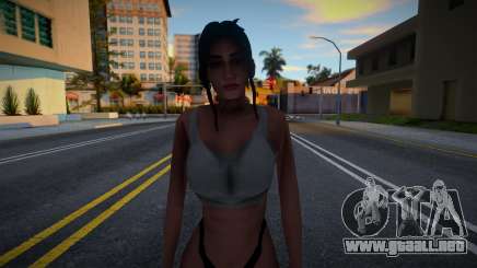 Chica en top y ropa interior para GTA San Andreas