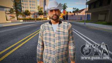 Hombre con camisa a cuadros 1 para GTA San Andreas