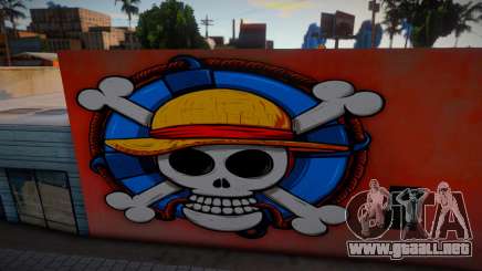 One Piece Icon Mural para GTA San Andreas