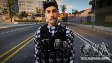 Civil con uniforme militar 3 para GTA San Andreas