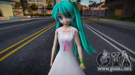 PDFT Hatsune Miku White Gown para GTA San Andreas