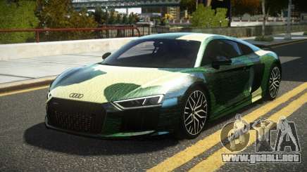 Audi R8 V10 Plus Racing S1 para GTA 4