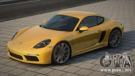 Porsche 718 Cayman S Yellow para GTA San Andreas