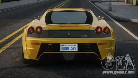 2008 - Ferrari F430 Scuderia Yellow para GTA San Andreas