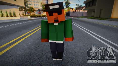 Ryder2 Minecraft Ped para GTA San Andreas