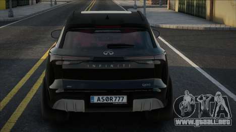 Infiniti QX60 2023 Black para GTA San Andreas