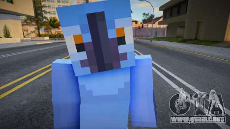 Blu (Rio) Minecraft para GTA San Andreas