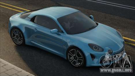 Alpine A110 Blue para GTA San Andreas