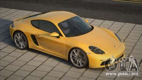 Porsche 718 Cayman S Yellow para GTA San Andreas