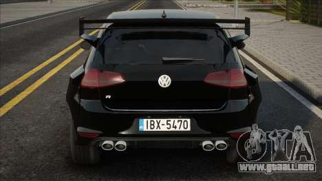 Volkswagen Golf R con tuning para GTA San Andreas