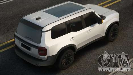 Toyota Land Cruiser 2024 White para GTA San Andreas