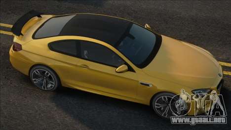 BMW M6 F13 Coupe Yellow para GTA San Andreas