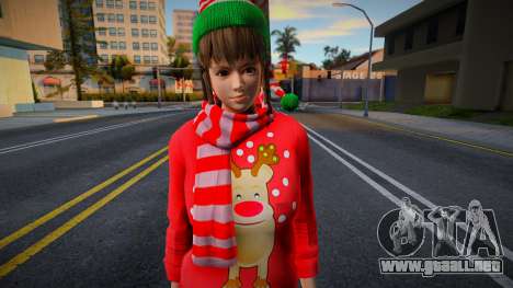 Hitomi Merry Christmas para GTA San Andreas