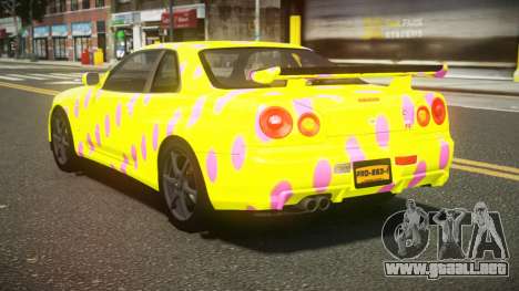 Nissan Skyline R34 L-Sport S1 para GTA 4